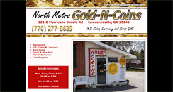 Desktop Screenshot of northmetrogoldncoins.com